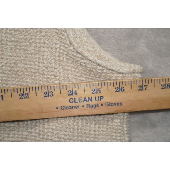 Eddie Bauer Made in USA Knit Button Vest Men’s XL Beige 100% Cotton Vintage - Picture 10 of 10